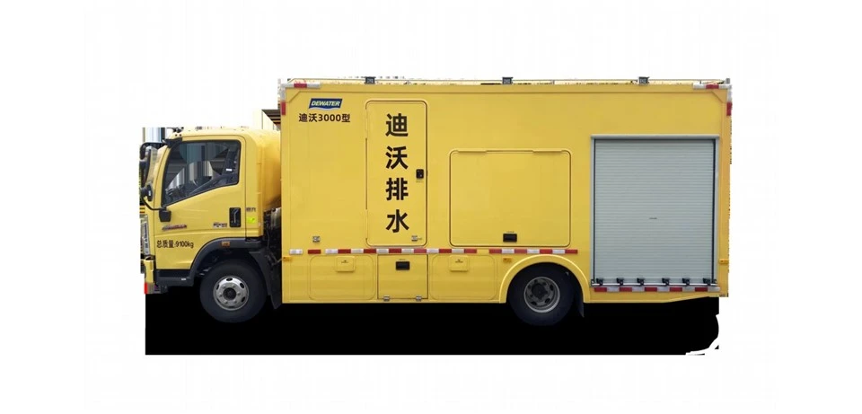 Camions-pompes de drainage de secours d’urgence