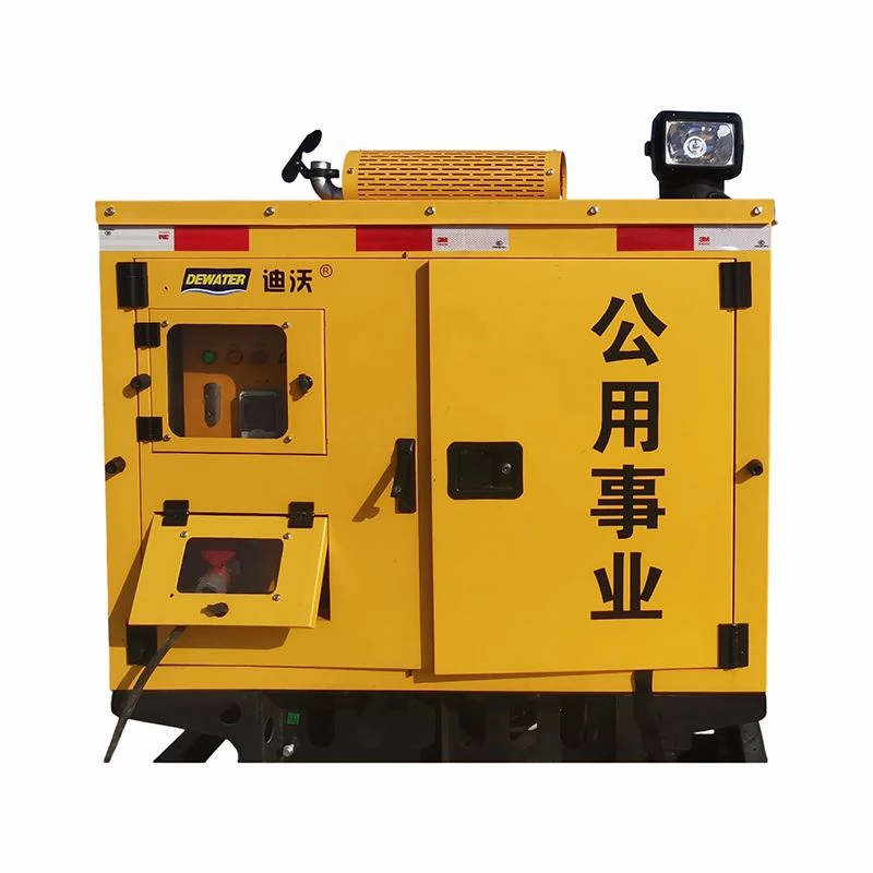 Remorque de pompe de drainage mobile