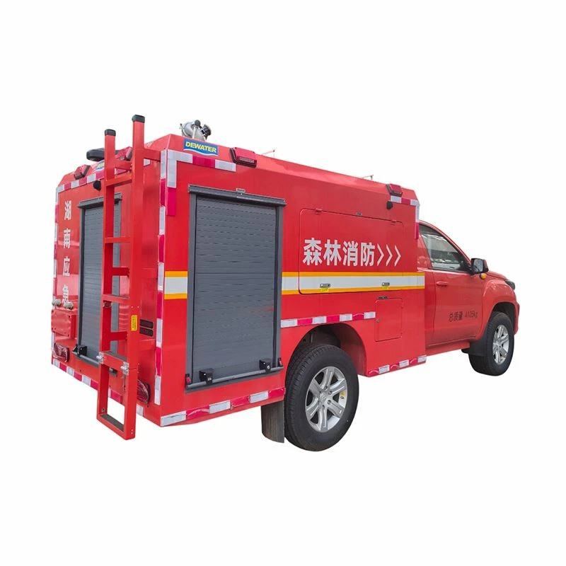 Remorque mobile de pompe d'alimentation en eau d'incendie