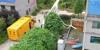 Camion-pompe d'inondation et de dainage