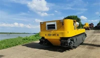 Grande station de pompage de drainage mobile